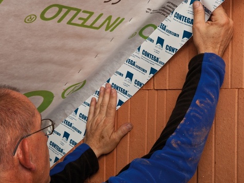 A - Giebelwand Mauerwerkswand, luftdichten Anschluss herstellen