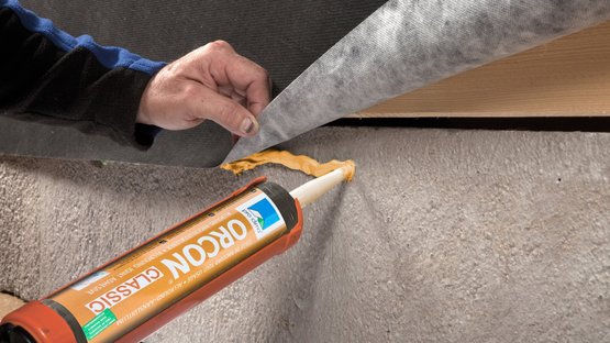 5. Anschluss an raue oder mineralische Untergründe (z. B. Bodenplatte)