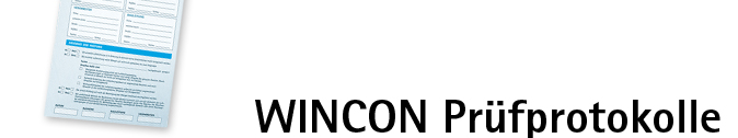 WINCON Prüfprotokoll
